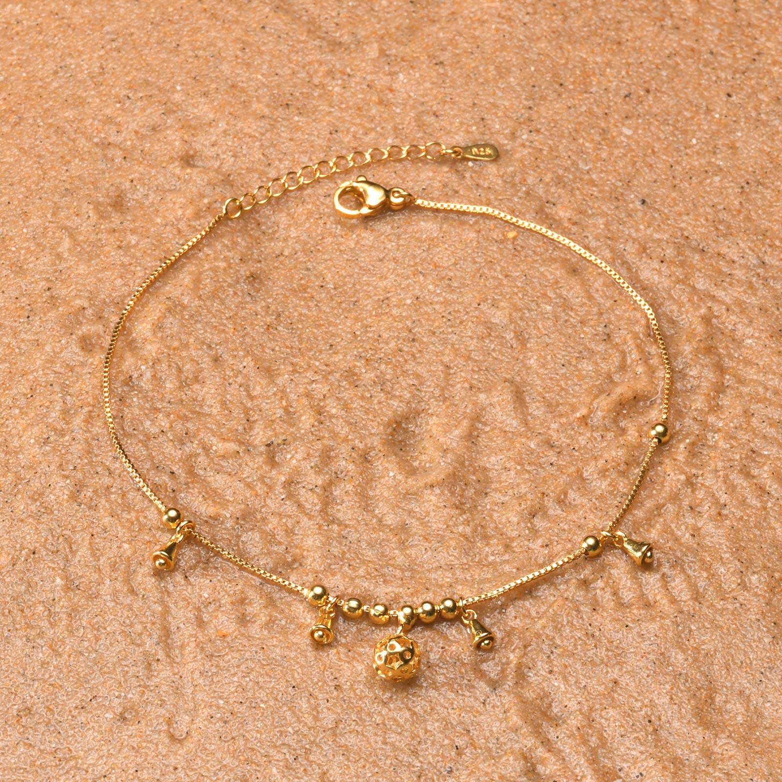 สร้อยข้อเท้าสแตนเลสสตีลแบบโมเด - Jc Jewelry & Watches Photos บทวิจารณ์และราคา