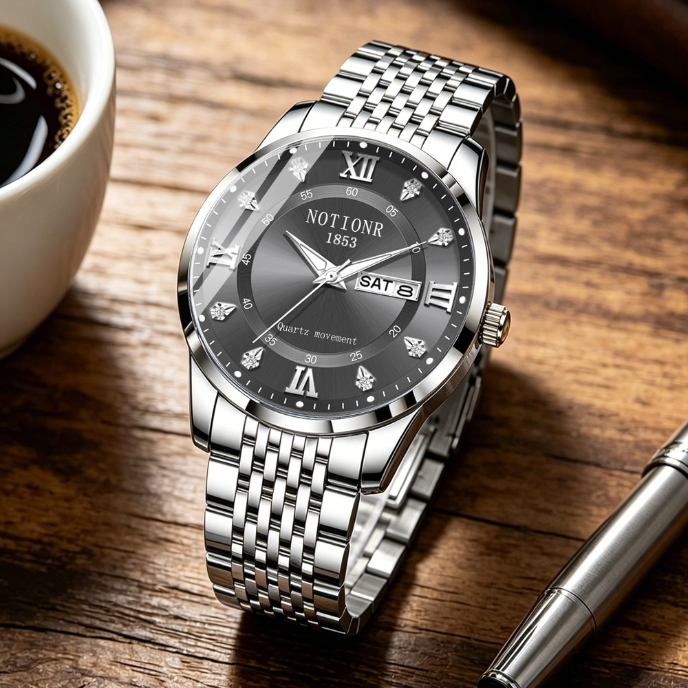 นาฬิกาแฟชั่นสำหรับผู้ชาย ดีไซน - Watch Display Box บทวิจารณ์และราคา