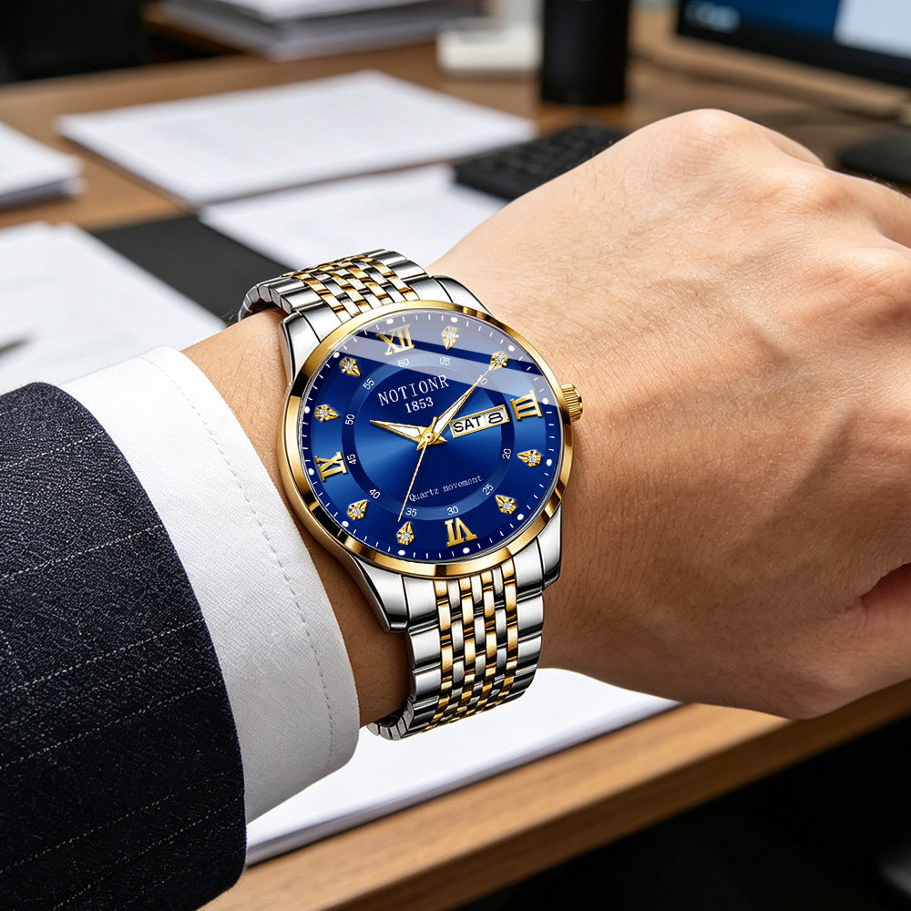 นาฬิกาแฟชั่นสำหรับผู้ชาย ดีไซน - Watch Display Box บทวิจารณ์และราคา