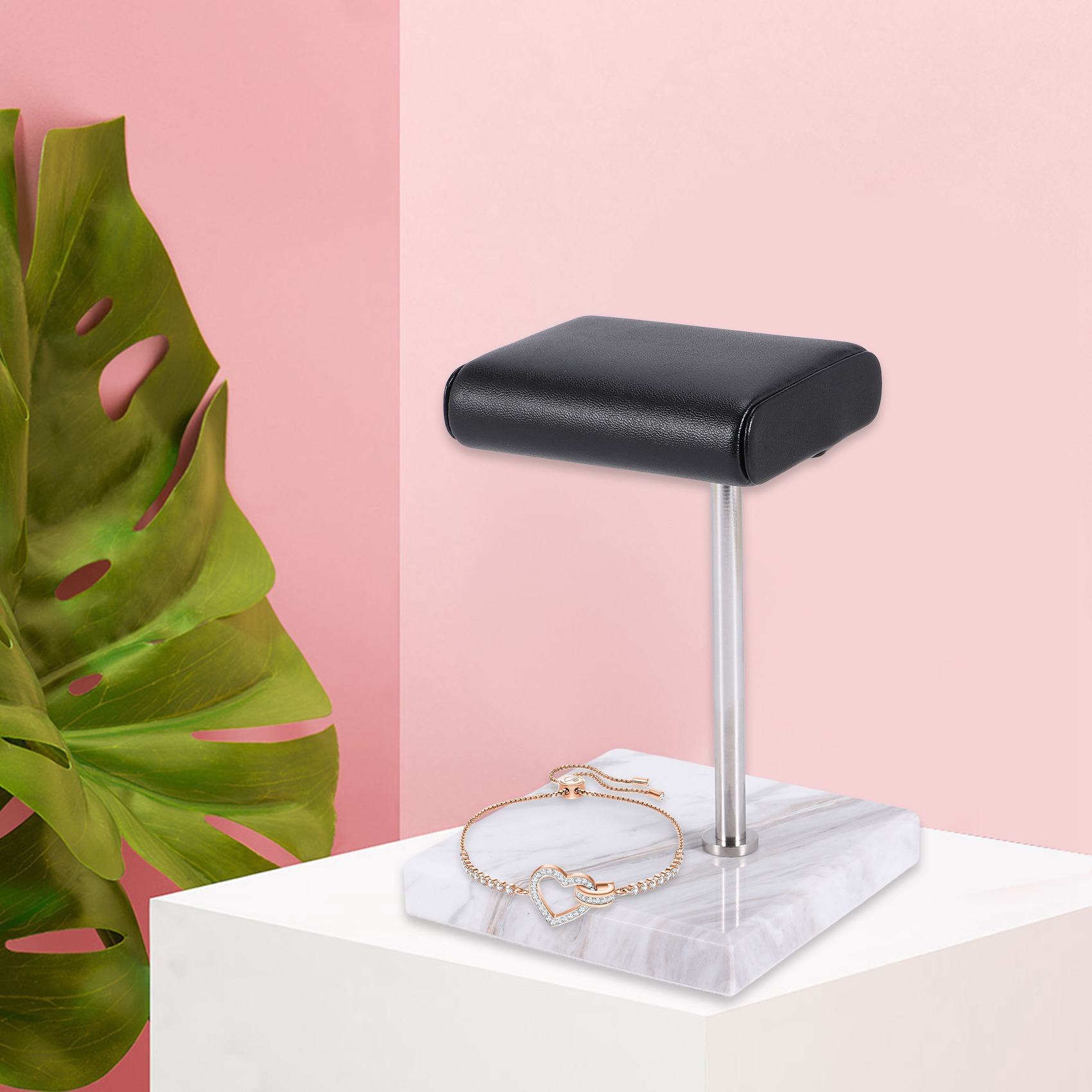 แท่นวางนาฬิกาหินอ่อนสีขาว ABQR - Jewelry For Watches บทวิจารณ์และราคา