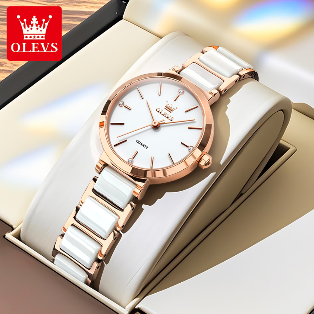 นาฬิกาข้อมือผู้หญิง OLEVS รุ่น - Jewelry For Watches บทวิจารณ์และราคา