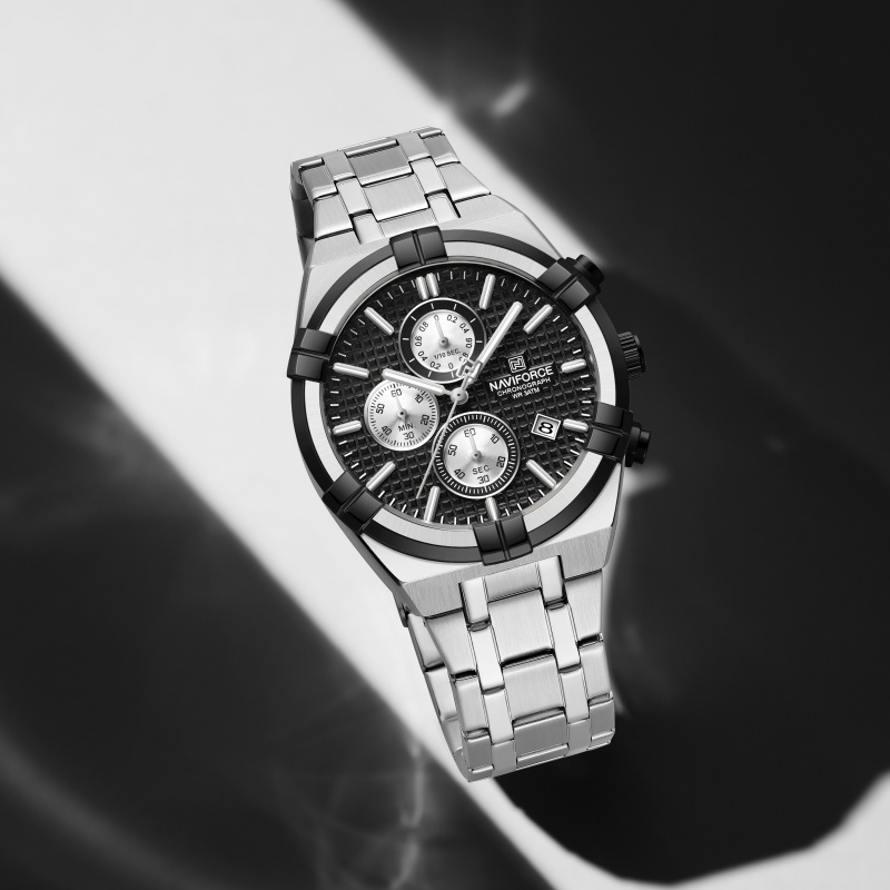NAVIFORCE ผู้ชายควอตซ์โครโนกรา - Jewelry For Watches บทวิจารณ์และราคา