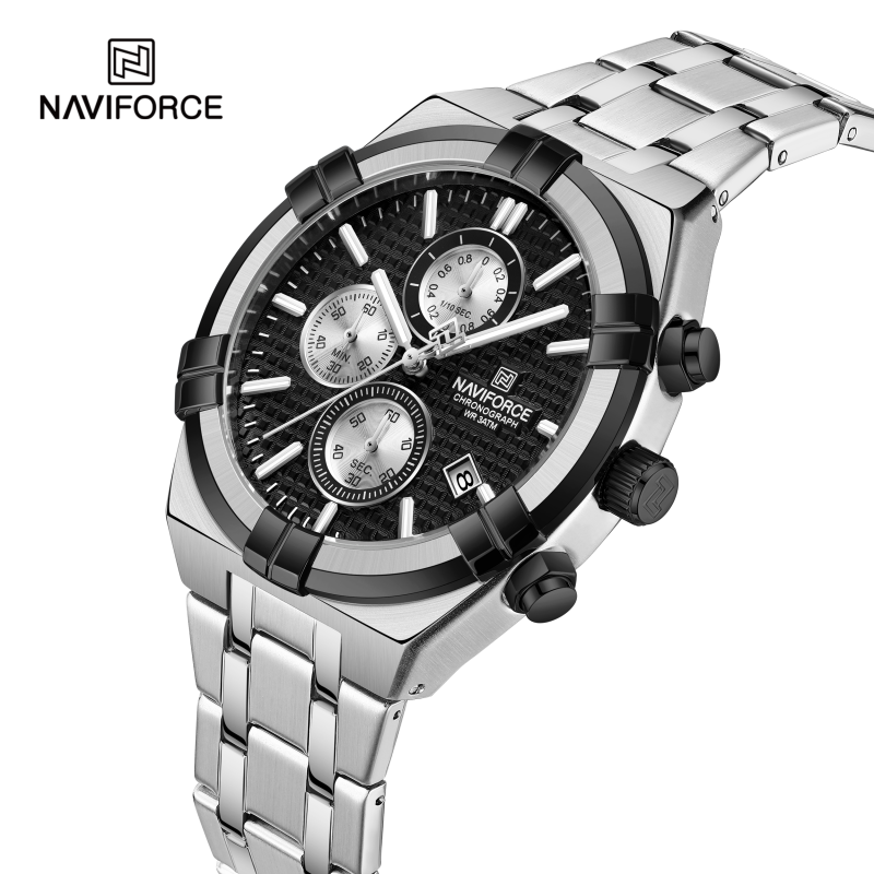 NAVIFORCE ผู้ชายควอตซ์โครโนกรา - Jewelry For Watches บทวิจารณ์และราคา