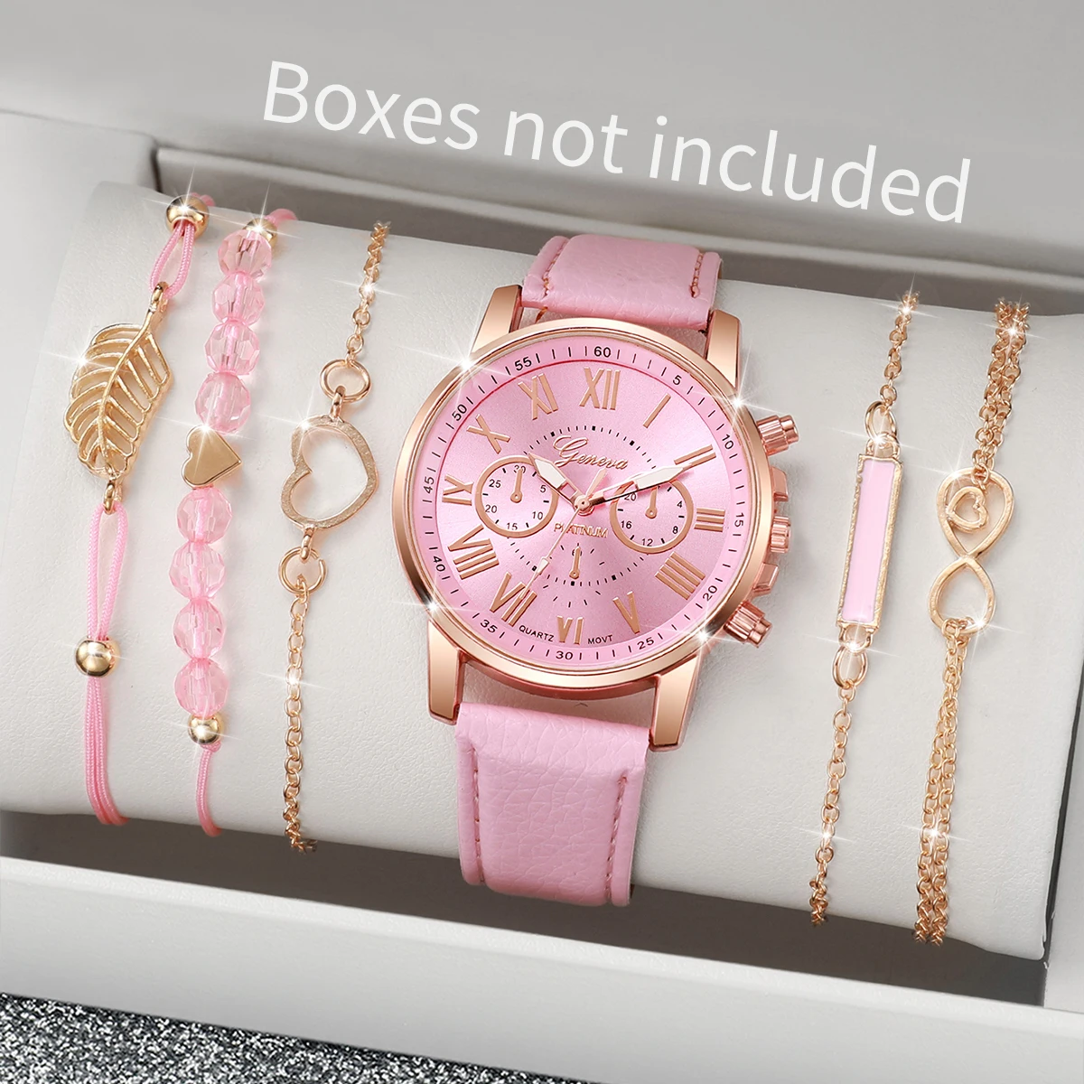 ชุดนาฬิกาผู้หญิงแบบสุ่มในกล่อง - Jewelry For Watches บทวิจารณ์และราคา