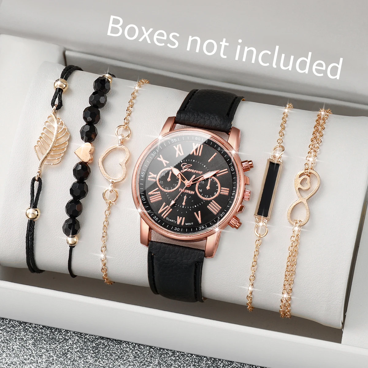 ชุดนาฬิกาผู้หญิงแบบสุ่มในกล่อง - Jewelry For Watches บทวิจารณ์และราคา