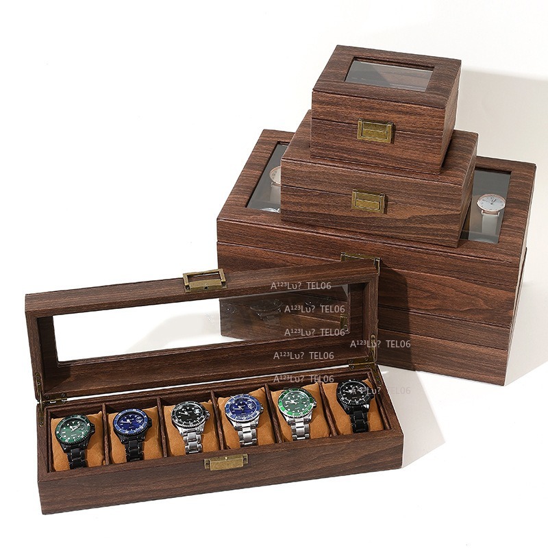 กล่องนาฬิกาหนัง PU ลายไม้สไตล์ - Watch Display Box บทวิจารณ์และราคา