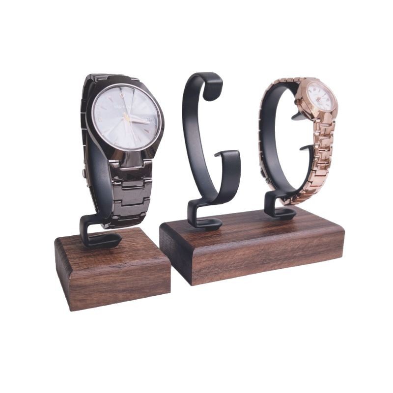 ที่วางเครื่องประดับไม้รูปตัว C - Jewelry And Watches Inc บทวิจารณ์และราคา